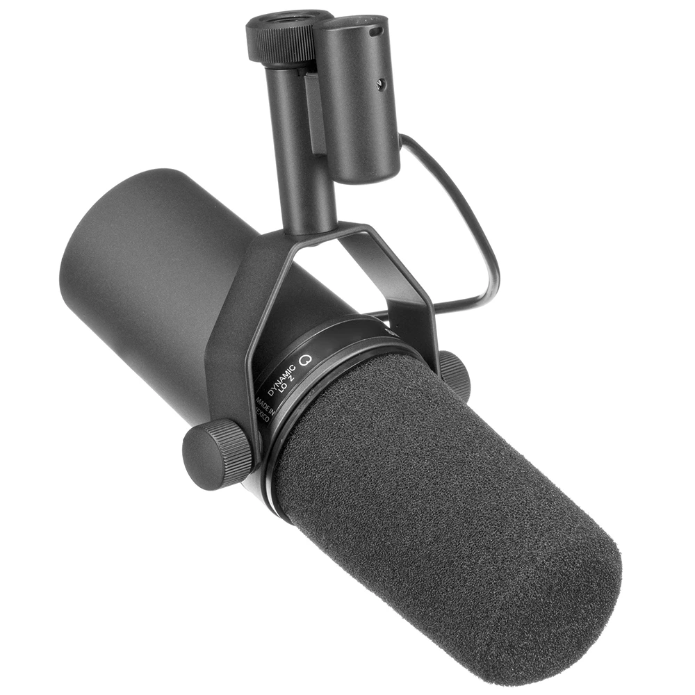 Кардиоидный динамический микрофон SM7B XLR с частотой отклика для профессиональной сценической записи в режиме реального времени студийное пение
