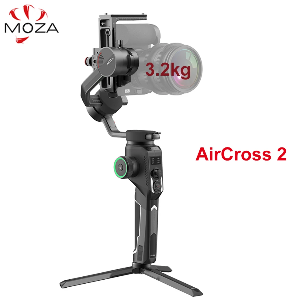 Moza Aircross 2 3 Axis Camera Gimbal Stabilizer Steadycam for Sony Panasonic Canon vs Zhiyun Crane 2 3 DJI Ronin S