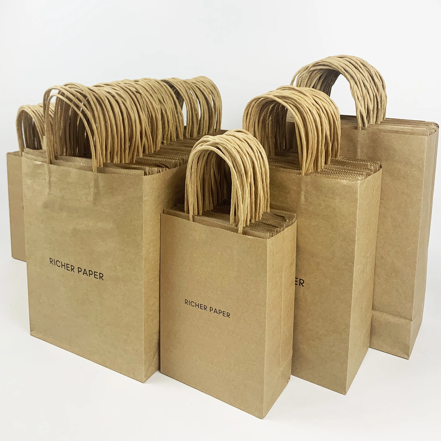 Food Grade Custom Printed Greaseproof Sandwich Hot Dog Packaging Brown Or White Kraft Paper Bag