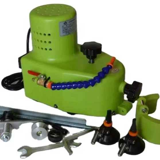 Mini single motor Glass Manual Edge Grinding Machine  Portable glass polishing machine