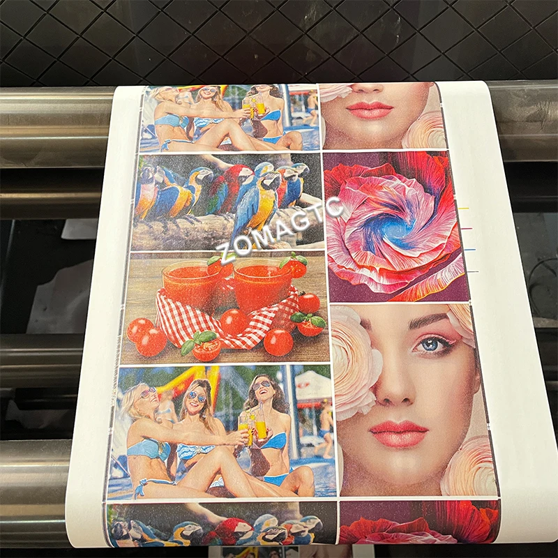 Automatic Flexo Label Printer Machine Roll To Roll Flexographic 5 Colors Flexo Printing Machine Flexo Printing Machine Roller