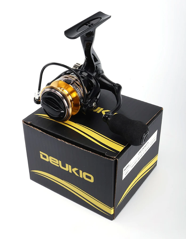 OEM All Metal Fishing Spinner Reel Lightweight 800/1000 Speed Ratio 4.8:1 Max Power 6kg for Small Freshwater Fish Species