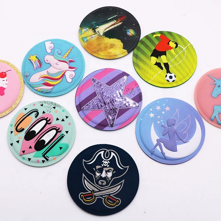 Custom Novelty Gifts Anti-Scald Soft Rubber Insulation Pad Table Drink PVC Coaster Office Desk Fun Cool Bar Decor Cup Coasters