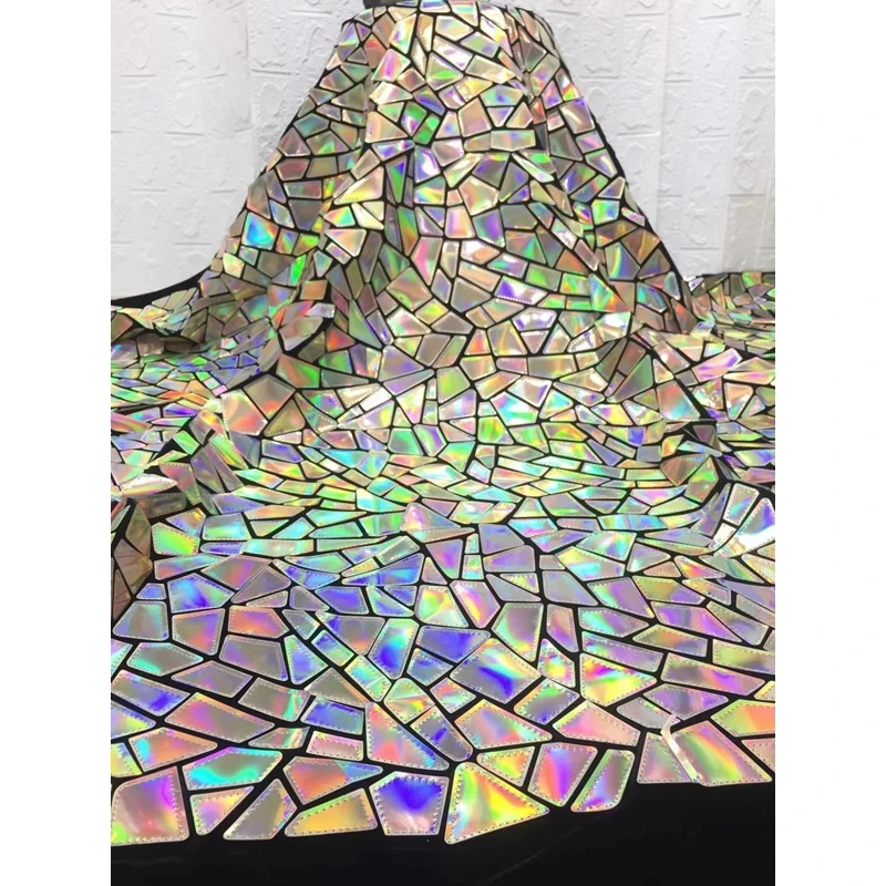 ZSY New Design Irregular Shiny Twinkle Sequin Paillette Fabric For Dress