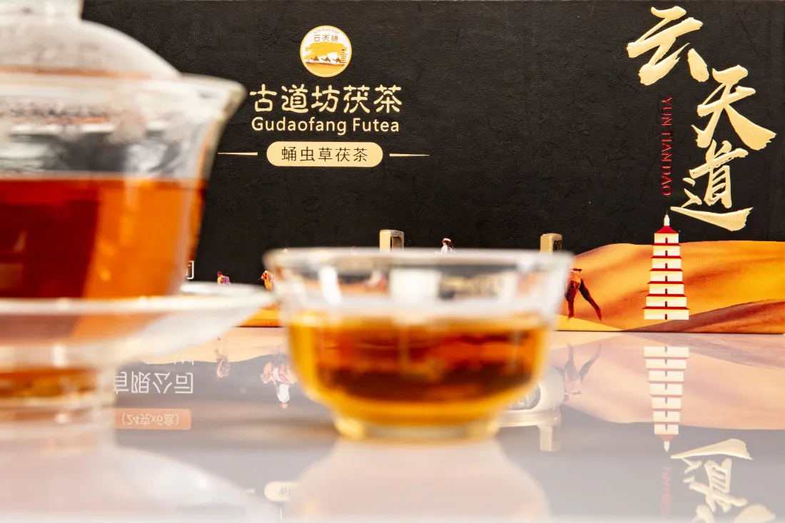 Лидер продаж чай gudaofang Cordyceps pupa подарочная упаковка прессованный