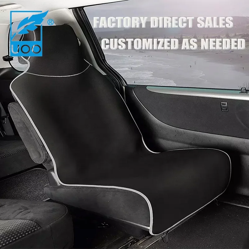 UOO Factory custom made Waterproof universal Car Seat Covers With Black Color