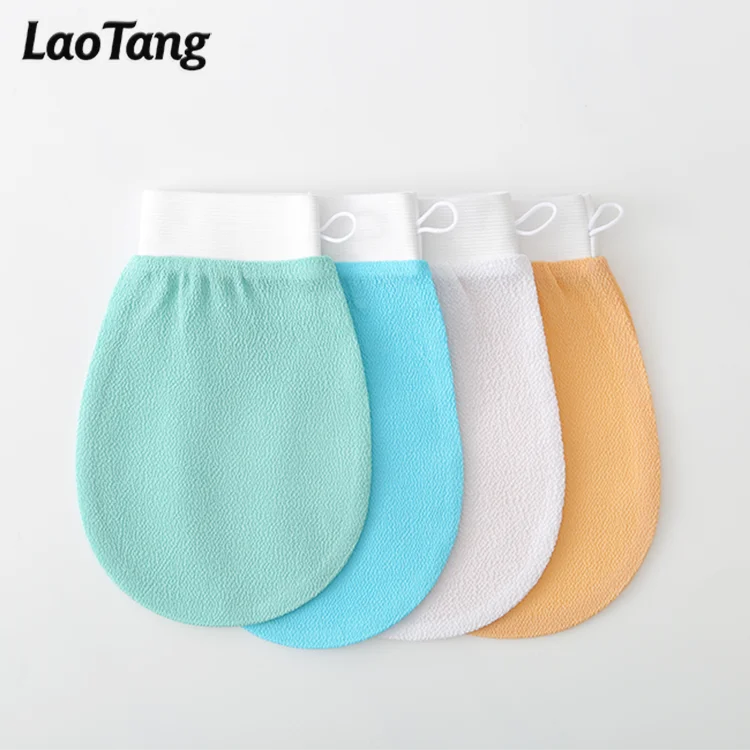  Quickly Delivery Black Exfolaiting Gloves Moroccan Hammam Viscose Bath