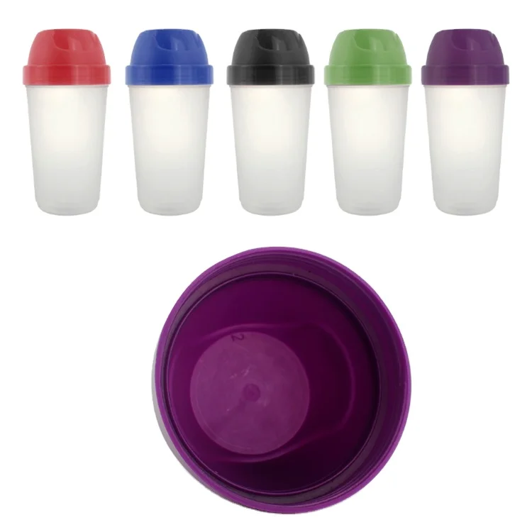 Plastic Food Grade 300ml BPA Free Mini Water Bottle Sport Gym Protein Shake Cup Bottle With Mixer Ball