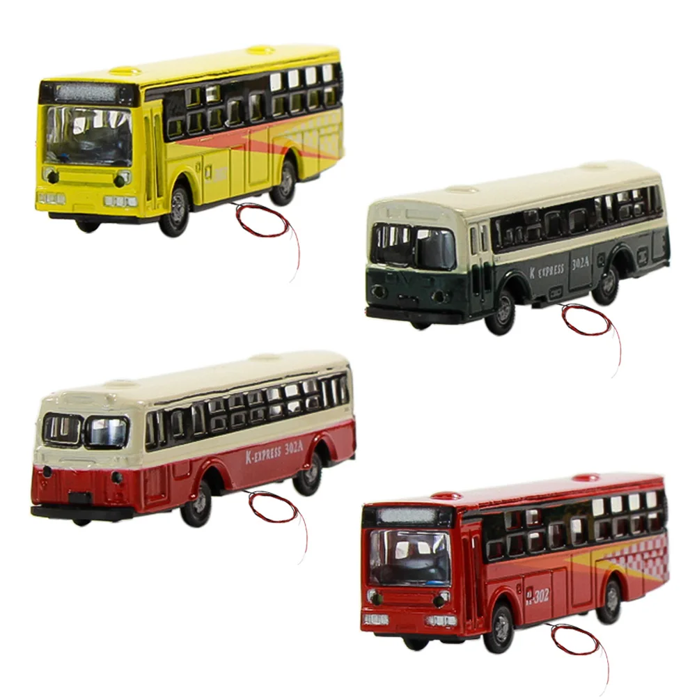 EBS15002 Alloy Building Layout Model Buses Lighted Diecast N scale 1:150 Model Bus