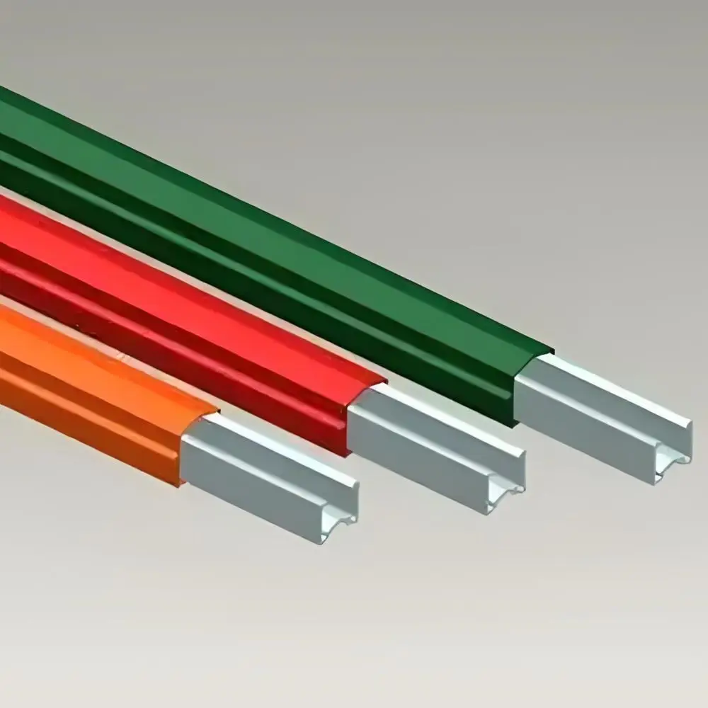 High quality single pole mono pole bus-bar sliding line wire insulated conductor for crane conductor busbar