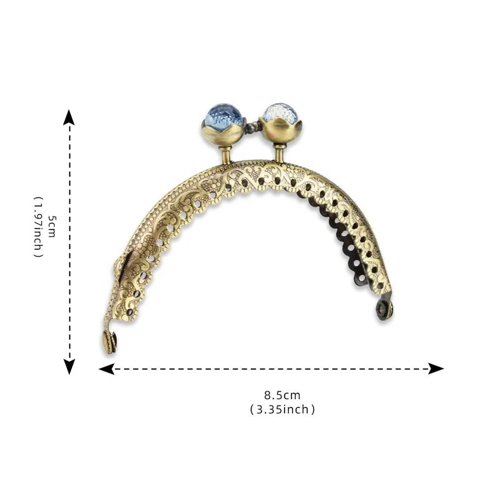 12cm Handmade Purse Decoration Embroidery Coin Bag Fabric Embroidery Craft DIY Kits Embroidery Kits