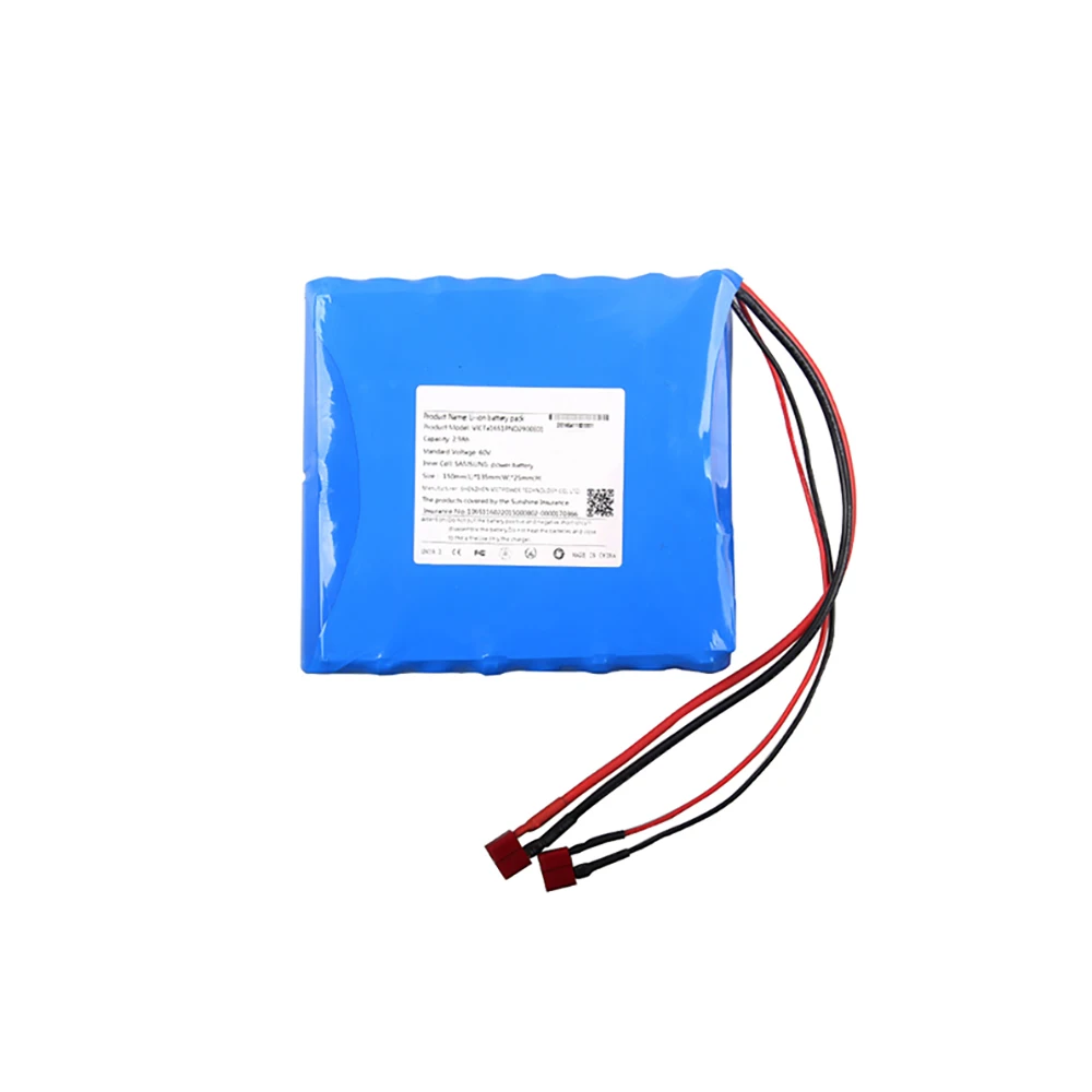 16S1P 18650 перезаряжаемые 60V 2.9Ah Одноколесный велосипед батареи с INR18650-29E и BMS литиевая батарея 60v