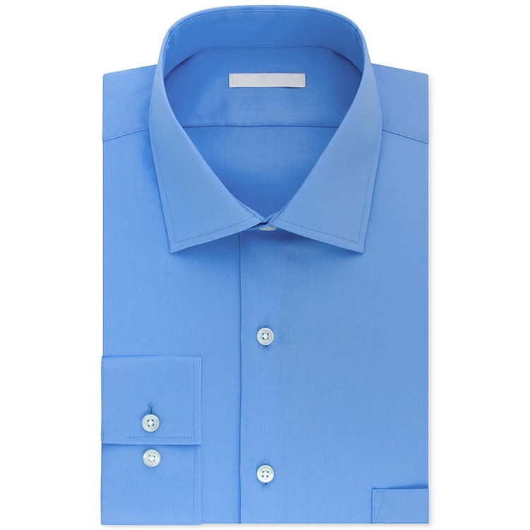 
Business dress shirts with custom logo & color regular fit formal shirts for men 
