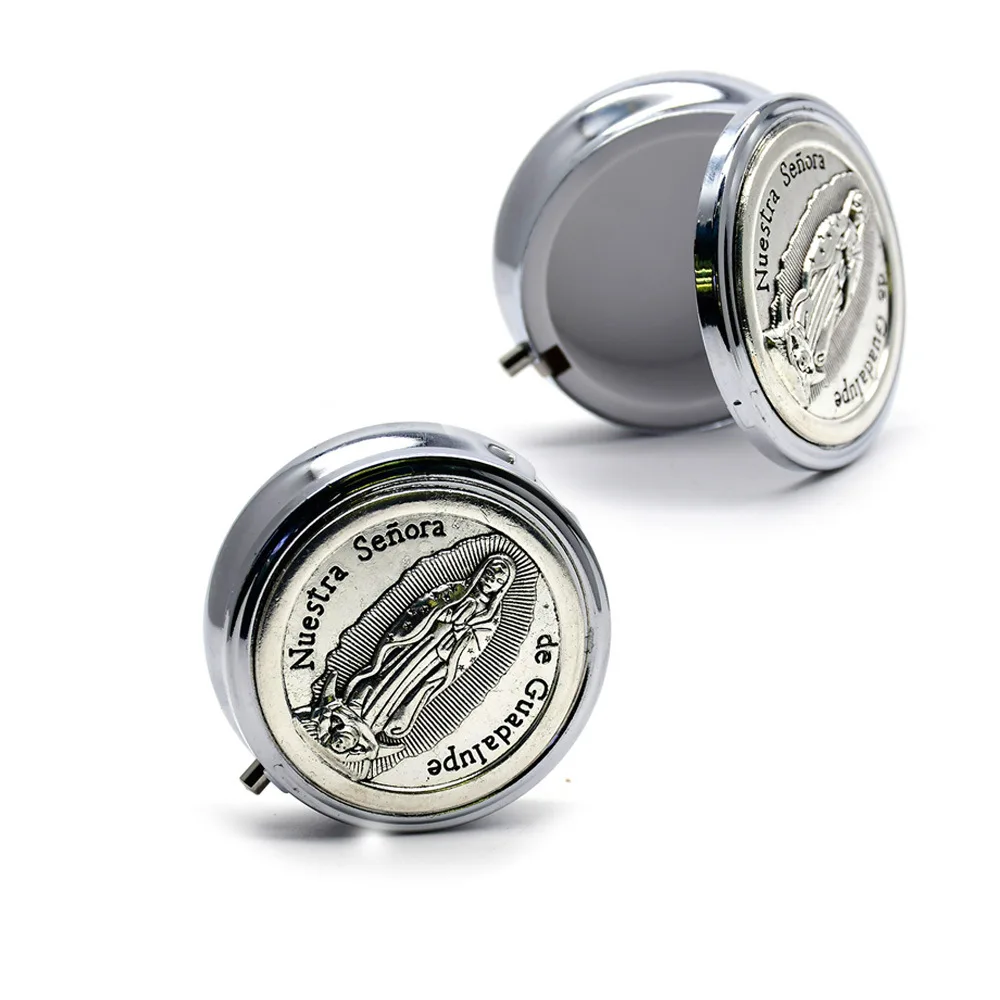 European and American religious high-end Holy Grail Holy Communion Rosary Box Jewelry Metal Packaging Catholic Necklace Gift Box