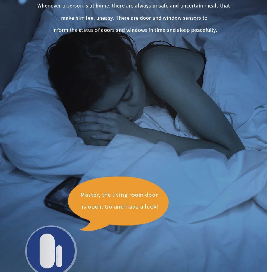 
Zigbee SmartLife Tuya Wifi Home Door and Window Magnetic Sensor Alarm Tuya wifi smart door sensor 