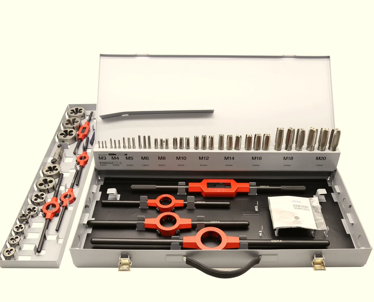 GSR HSS Metric thread tools machine Tap & Die Set for thread cutting