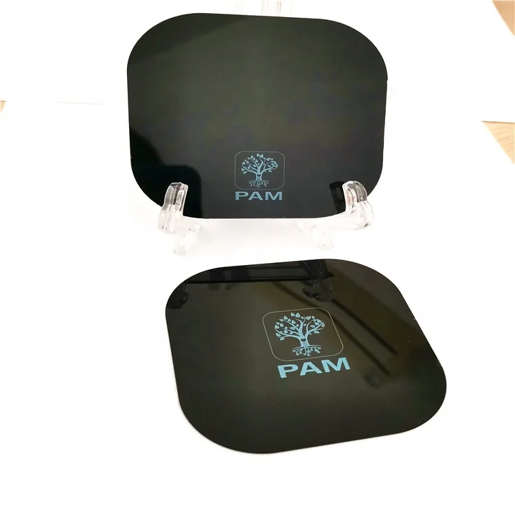 Manufacture Customize Laser cut Plastic IR infrared filter with laser engraving logo