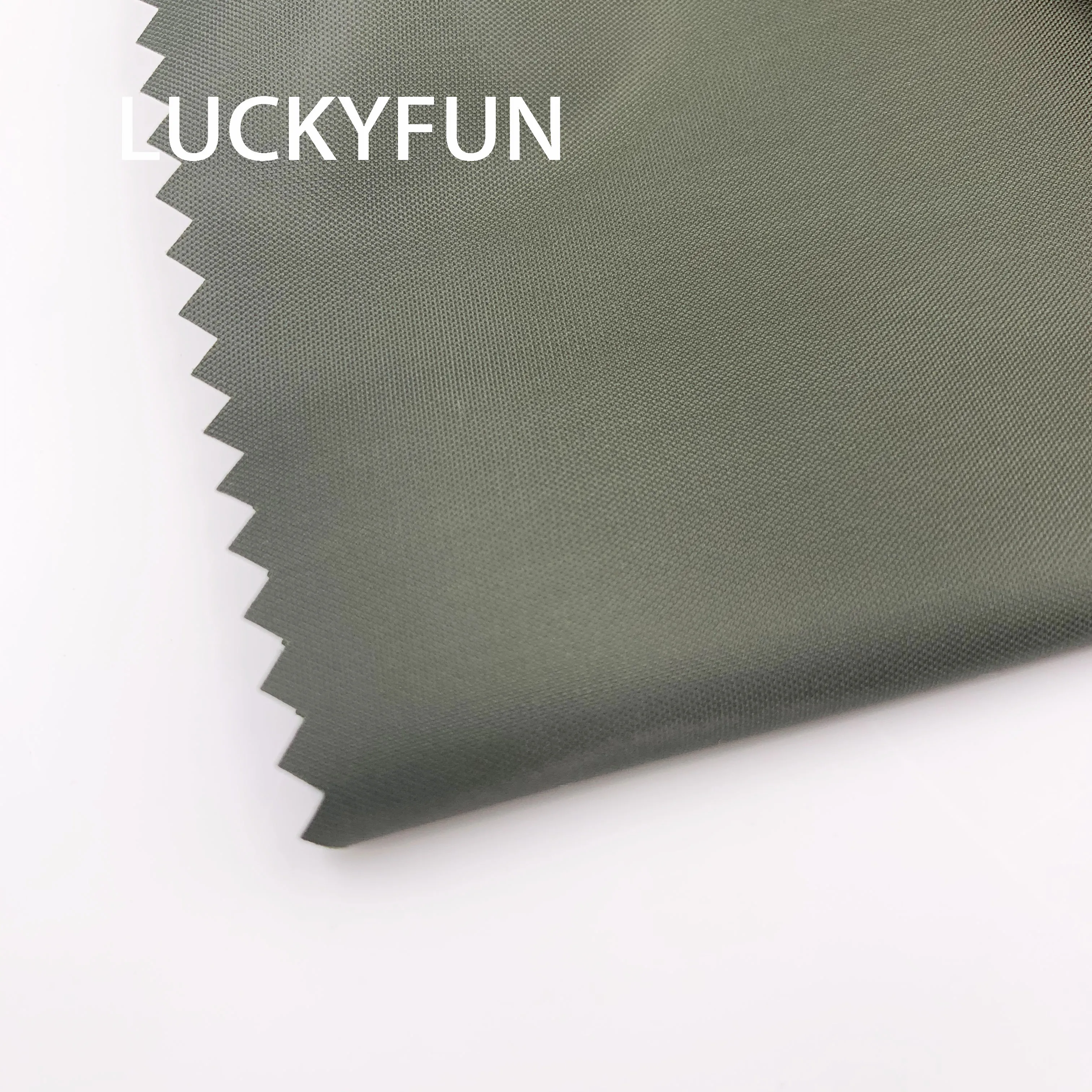 Silver coated polyester taffeta 190t waterproof raincoat fabric