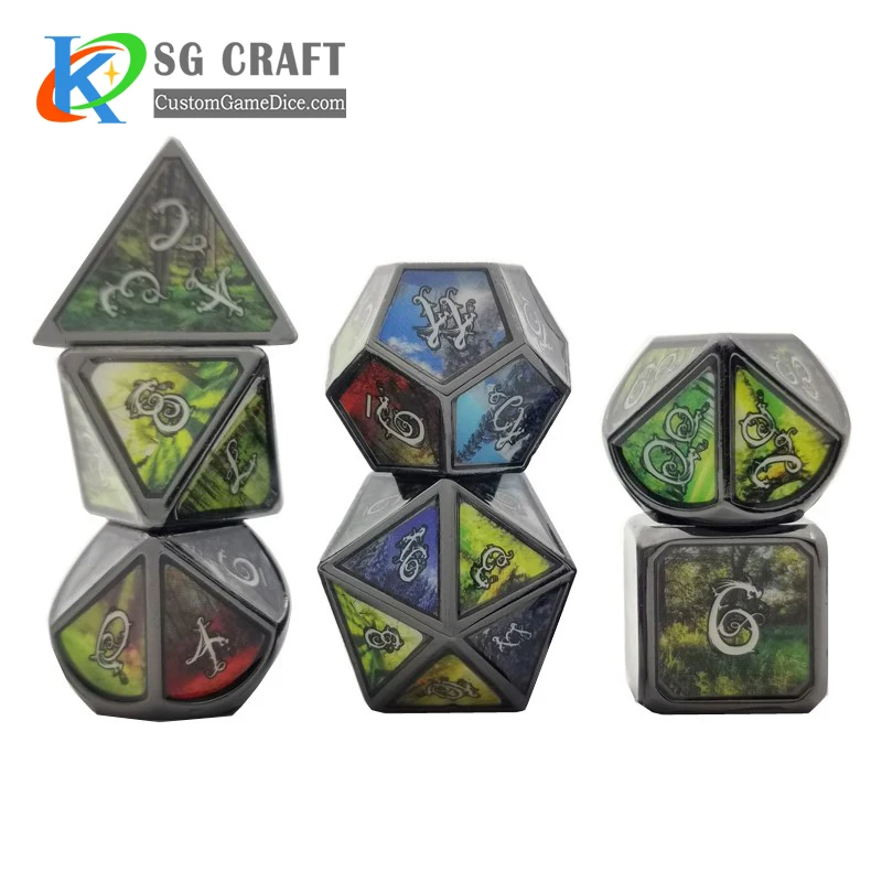 Оптовая продажа многогранных игральных кубиков ролевая настольная игра Dungeons & Dragons RPG