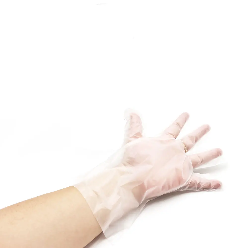 HLR Wholesale Kitchen Washing Rubber Glove TPE Gloves Size S L M XL Disposable Gloves