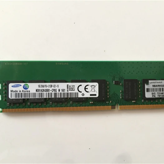 Новый 16GB (1x16GB) двухранговая x8 DDR4-2133 CAS-15-15-15 небуферизованный Стандартный Комплект оперативной памяти 805671-B21 AB