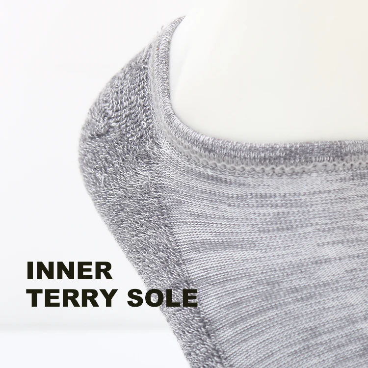 FY unisex women and mens black white gray running girl gym athletic cotton sport padded socks padded ankle socks padded socks