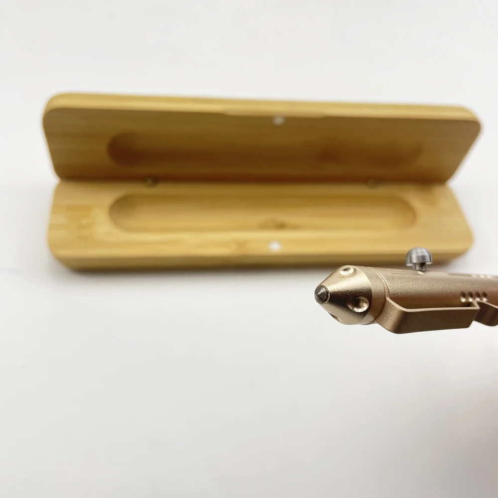 Custom Logo Mens Womens Multitool Titanium Bolt Pens with Wood Box