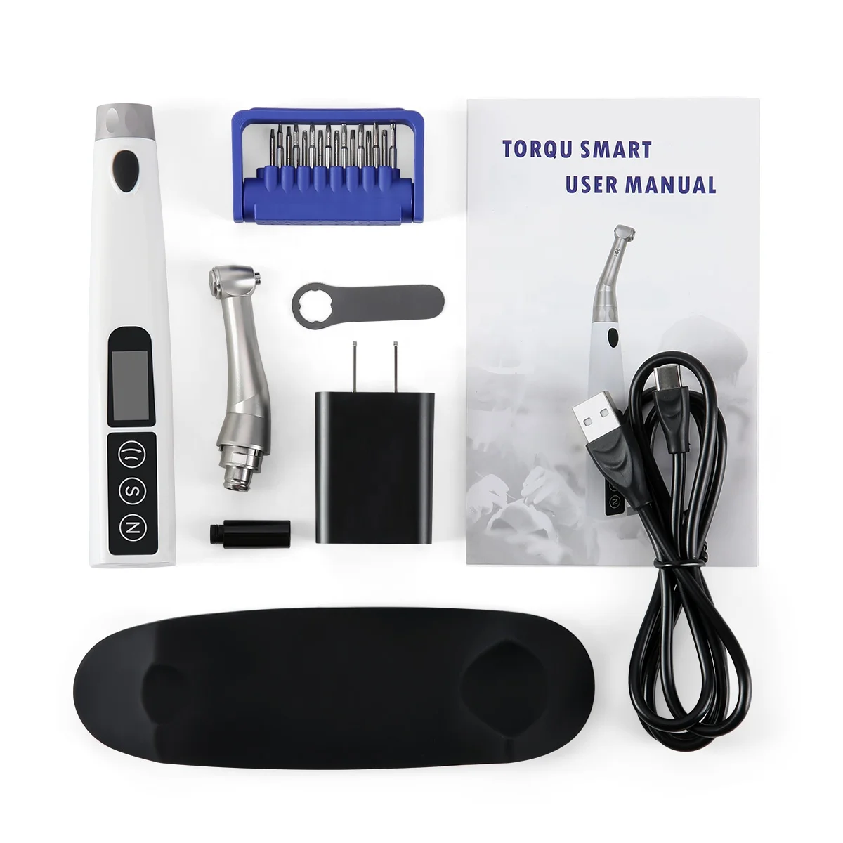 Dental Instrument Electric Dental Motor Wrench * 1+Screw Driver * 16 Kit