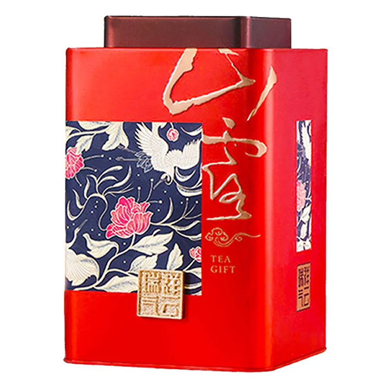 Custom Size Rectangular Chocolate Gift Packaging Hinged Lid Mint Plain Sardine Fishes Crazy Ribbon Metal Soap Hinged Tin Box