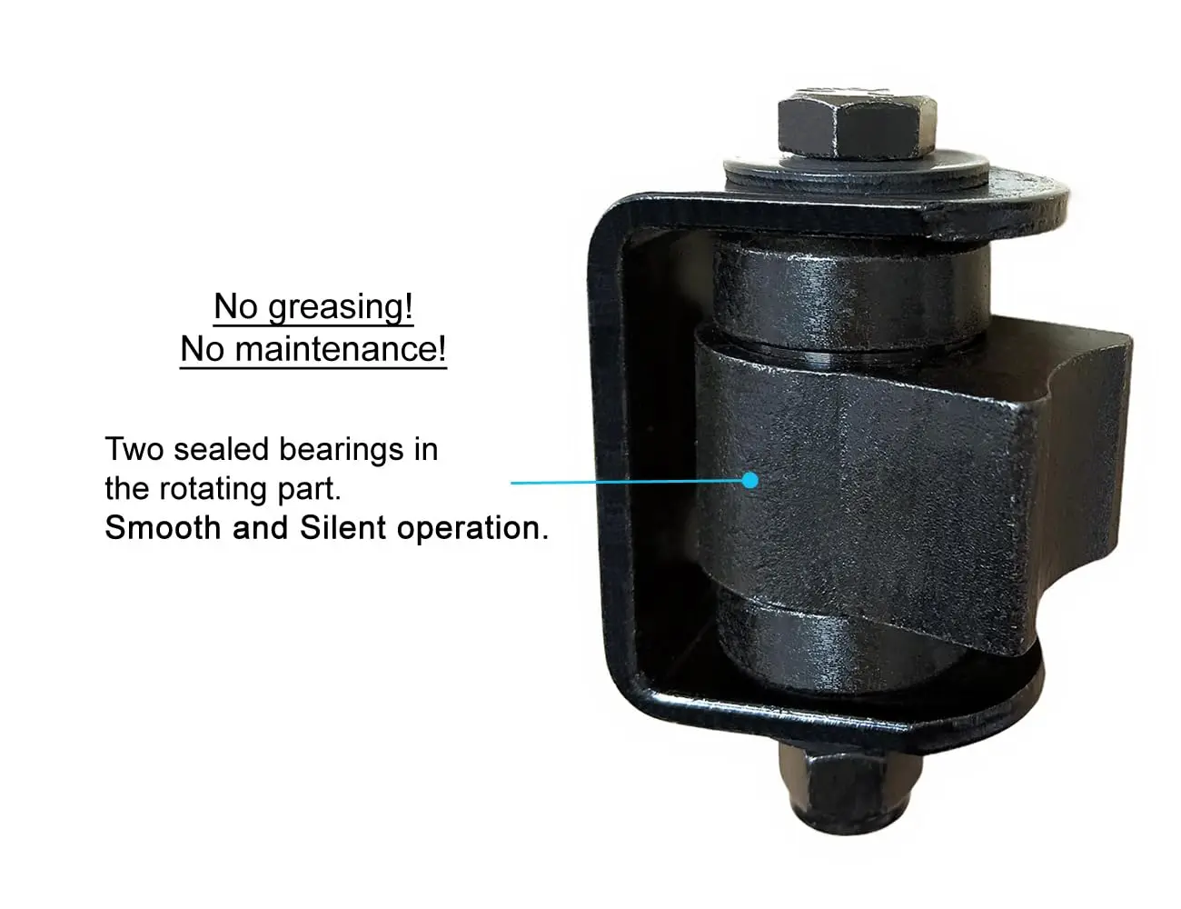 Ball Bearing Rotatable 180 Degree Hinge for Swing Door