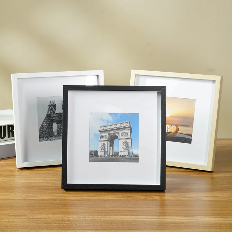 Simple Photo Frame Multi-size Thickened Three-Dimensional Photo Frame Wedding Decorative Picture Frame Hanging Wall