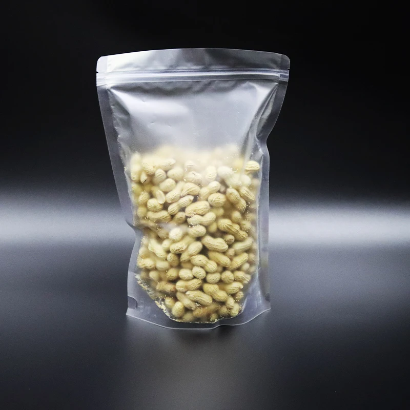 Transparent Resealable Plastic Zip lock Food Grade bag for dry fruits cereals pulses spices pickles