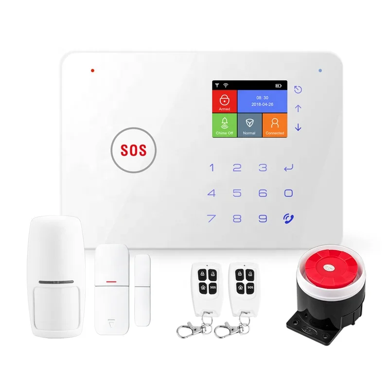 Smart Home Security Alarm System Tuya Smart Gateway Alarm For 16 Hours Wifi And Gsm Networking Transmission