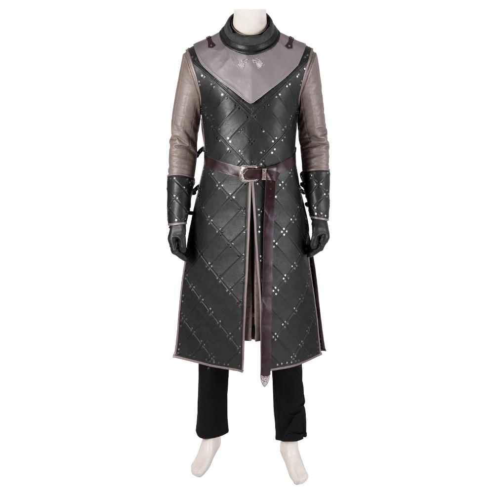 
Game of Thrones Season 8 Jon Snow Cosplay Costume Adult Costume Set MZX 20190275 