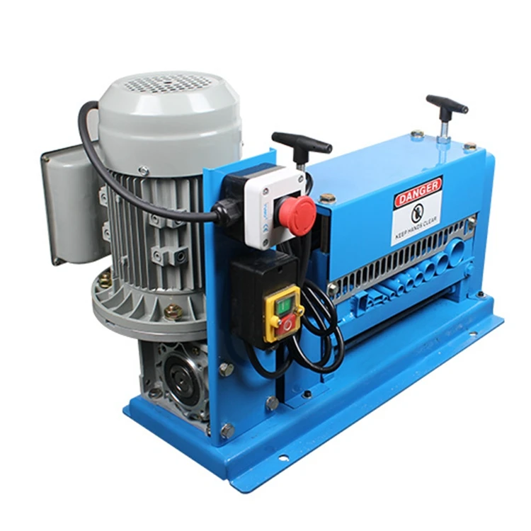 Automatic Flexible Cable  Wire Cutting Stripping scrap cable wire recycle Machine Senduo  SMS-038