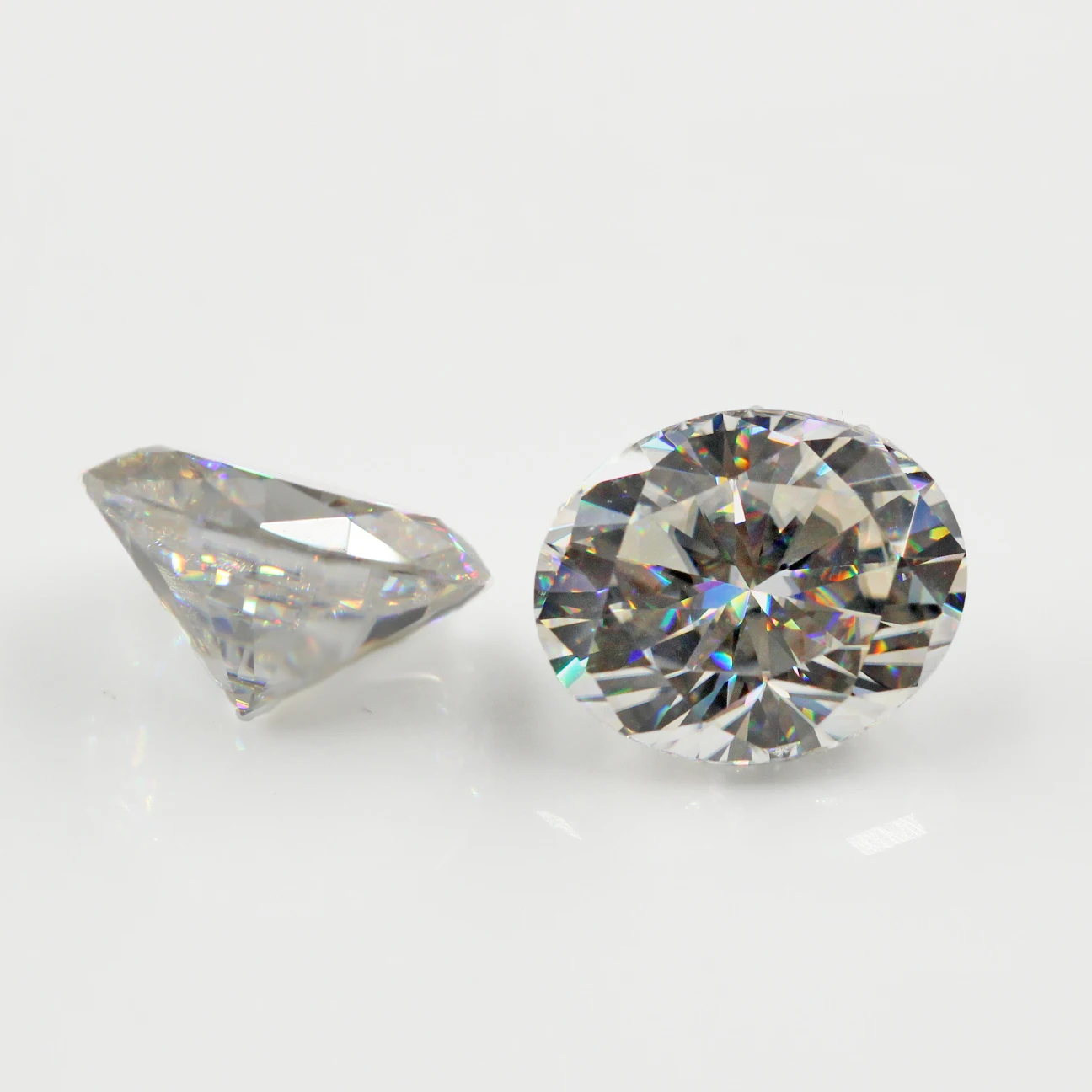 100% Pass Tester Moissanite Diamond Wholesale Price D Color Synthetic Oval Cut Lab Created Stone