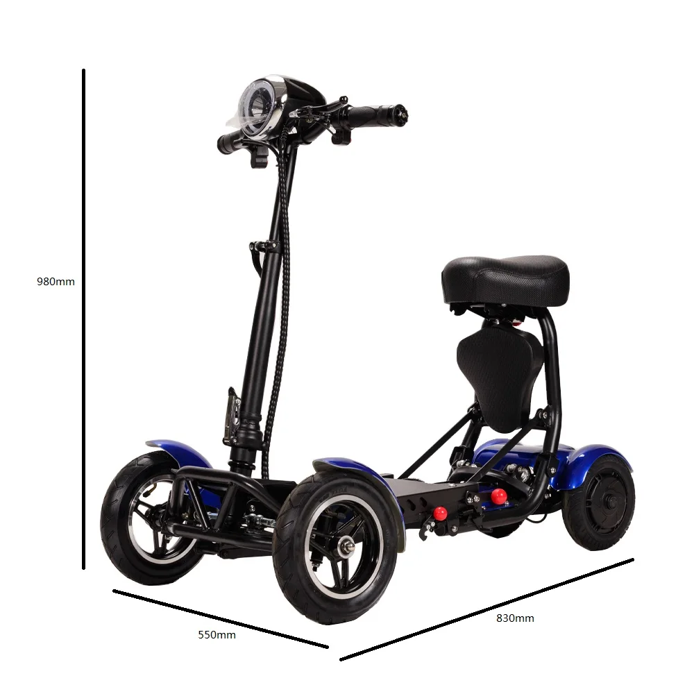 Three Speed Settings With Forward & Reverse 4 wheels bicicleta electrica