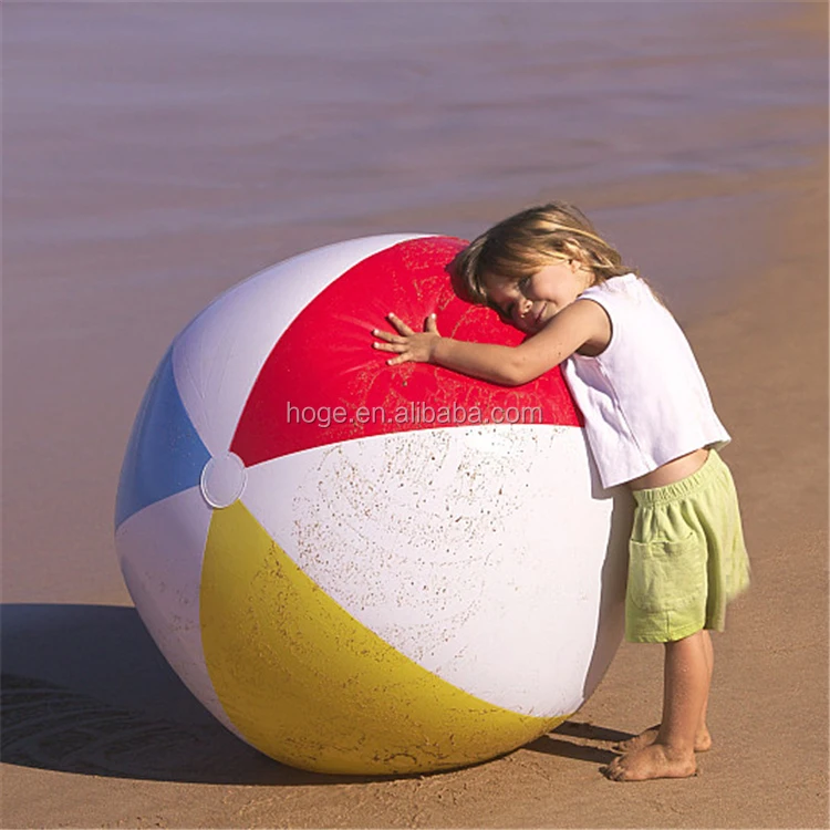 Jumbo Colourful PVC 100cm Inflatable Beach Ball For Promotion