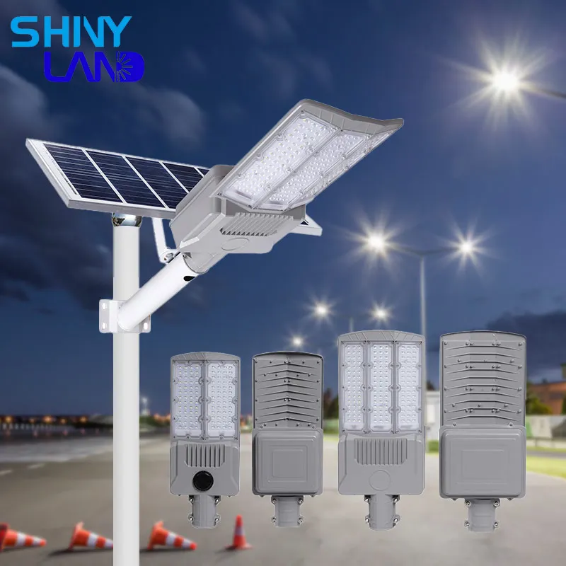 Shinyland Outdoor High Lumen Ip65 Waterproof  Garden Highway Lighting 100w 150w Split Led Solar Street Light