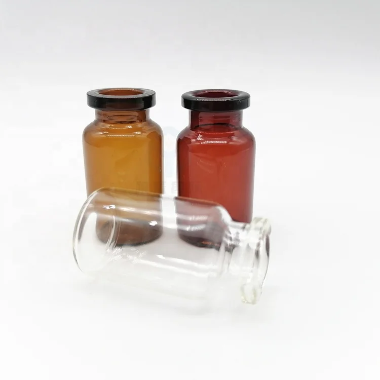 wholesale  pharmacy use 7ml 10ml 15ml 20ml 25ml 30ml amber medicine glass bottle