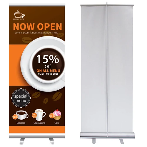 Portable roll up banner Customize Logo Advertising Promotion  display pull up banner stands display