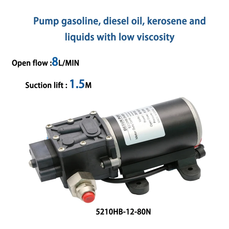 12V/24V small DC electric fuel pump for Gasoline/diesel/ kerosene transfer