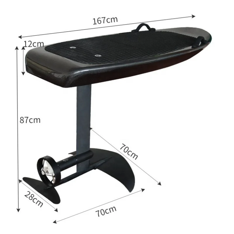 Gerland wood grain paper jetfly for sailing y fly board eps foam stable efoils surfing board electric hydrofoil surfing board