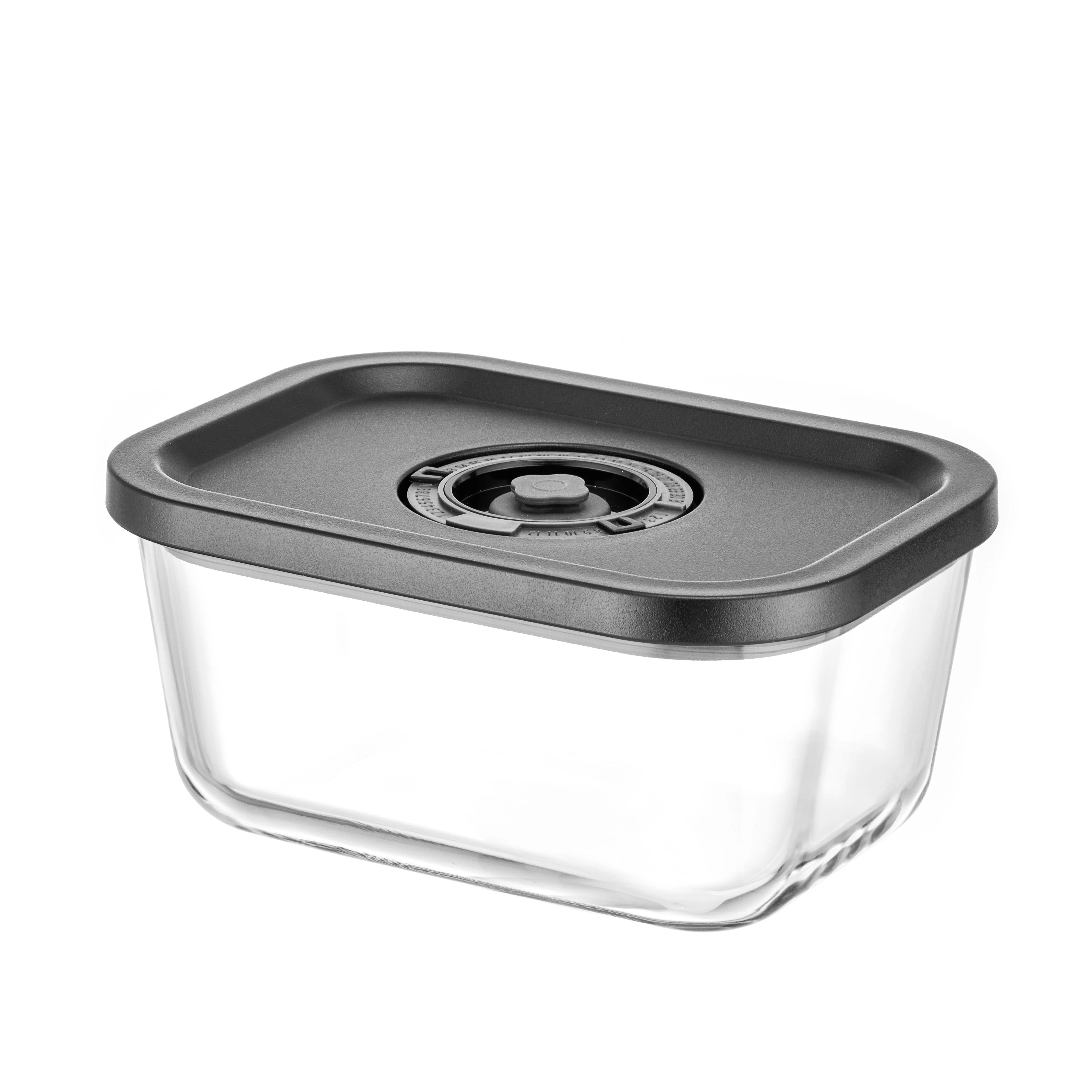 Linuo new best high borosilicate glass container vacuum seal containers & canisters with electrical sealer and pump
