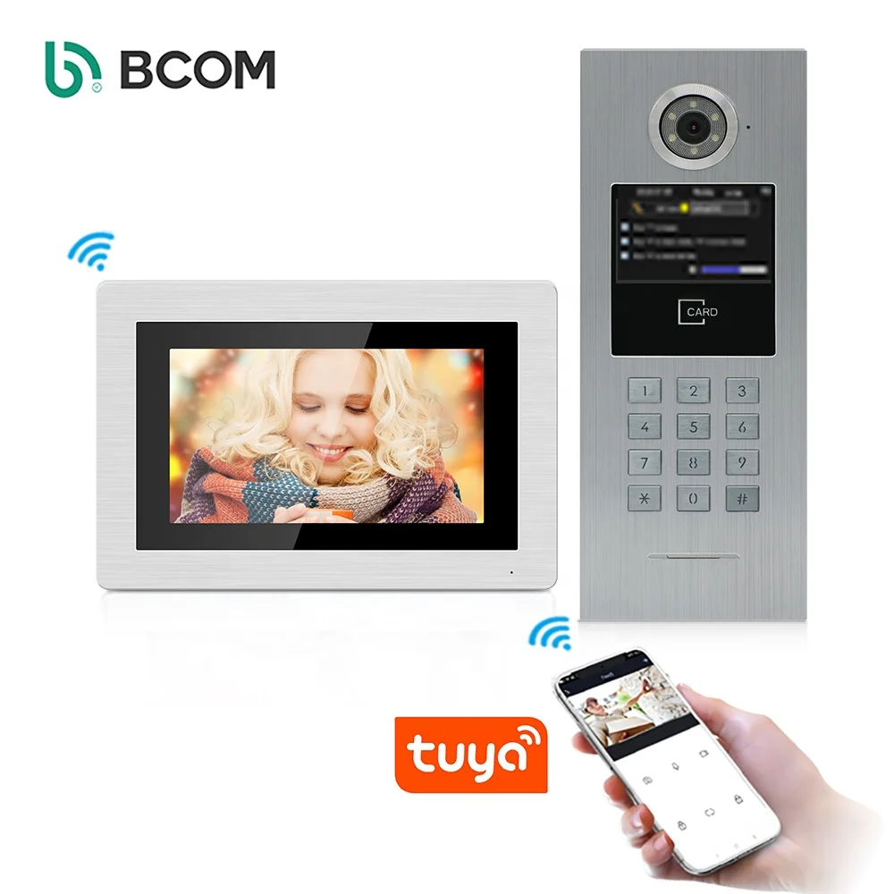 Уличная станция Bcom дверной звонок умный Видеозвонок poe для 8 шт.
