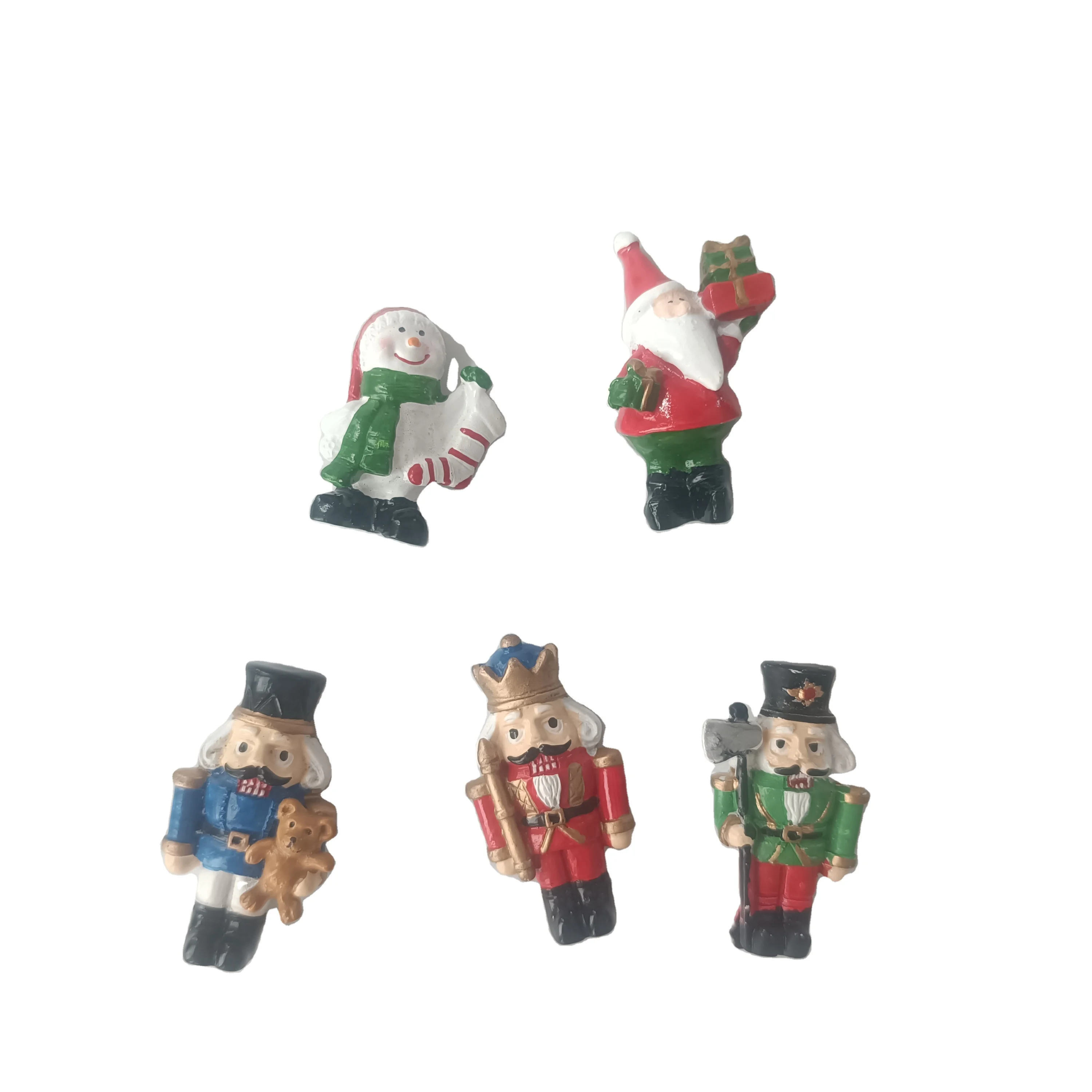 Miniature Doll House Toys Polyresin Refrigerator Magnets Fridge Magnets Walnut Cracker Christmas Dollhouse Customizable