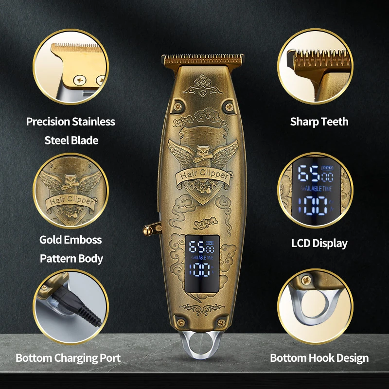 2022 Best Electric Engine Professional Hair Salon Hair Clipper for Men