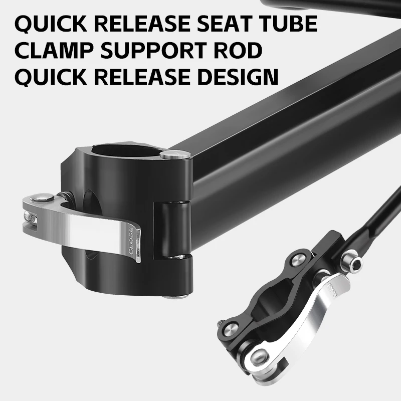 WEST BIKING New 140KG Loading Bearing Bicycle Aluminum Alloy Quick Disassembly Rear Rack Carrier Bike Accessories