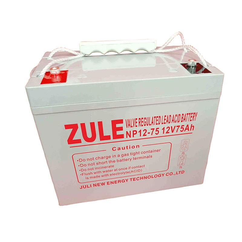 Manufacturers Selling Ups Eps Agm Vrla Battery 12V75ah Rechargeable Batteries