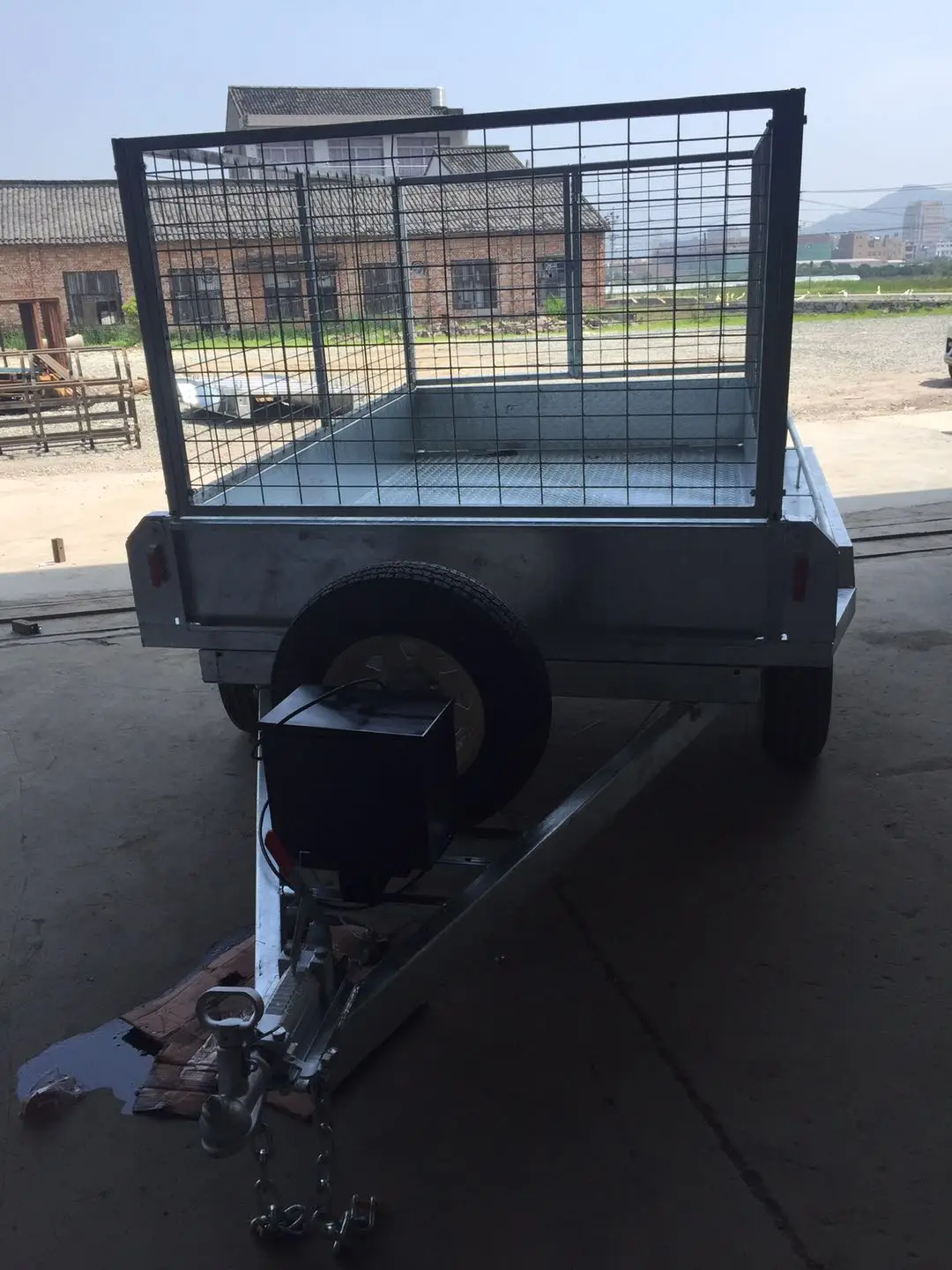 10x5ft Hot Dipped Galvanized Hydraulic Tipper Trailer Heavy Duty Trailer